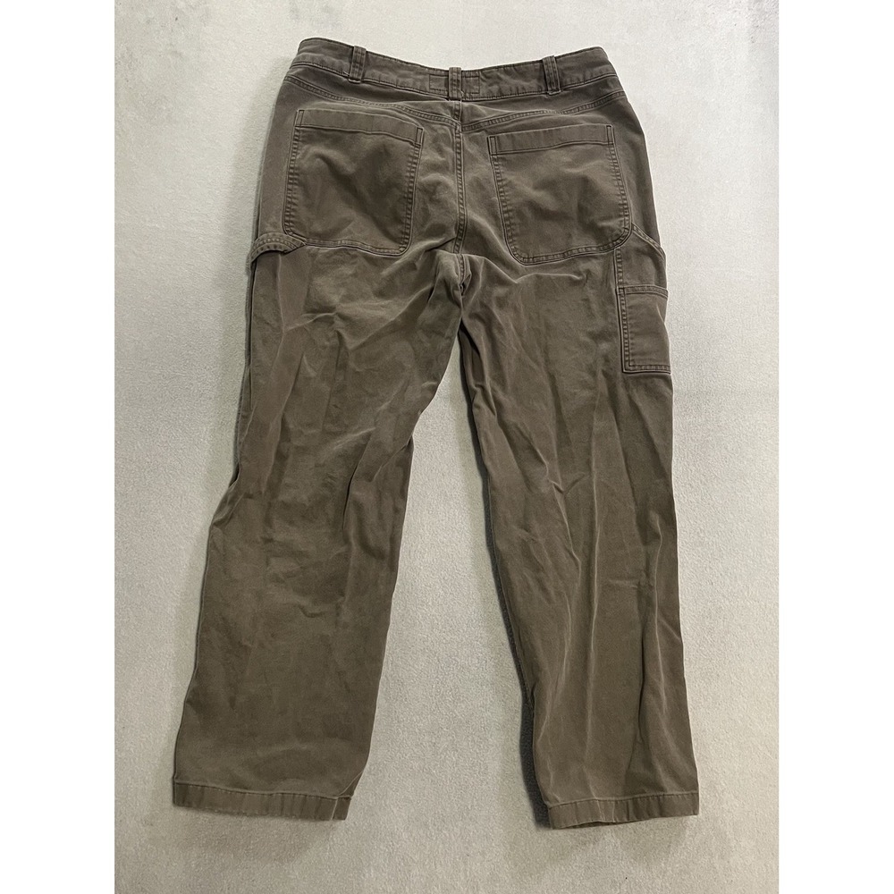 Abercrombie & Fitch Carpenter Pants Mens Size 34x32 (Fits 35x28) Stretch Brown